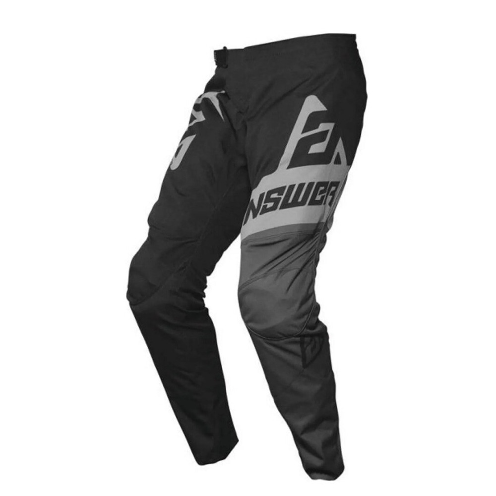 Answer Racing‎ A20 Sycron Pants Sz Y26 Black Gray Youth Boy New